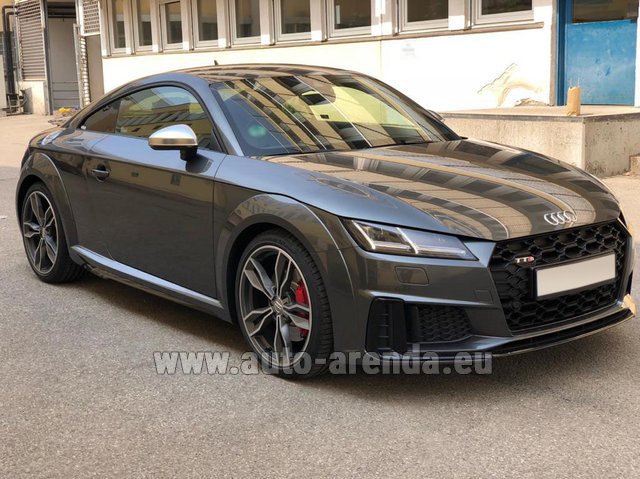 Rental Audi TTS Coupe in Rotterdam The Hague Airport