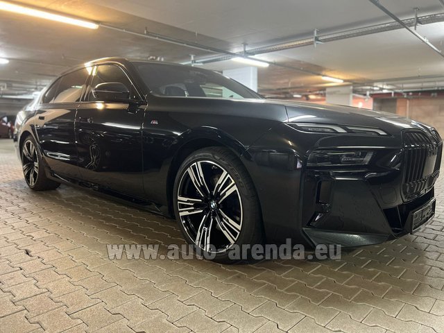 Rental BMW 740d Long XDrive 2024 in Rotterdam The Hague Airport