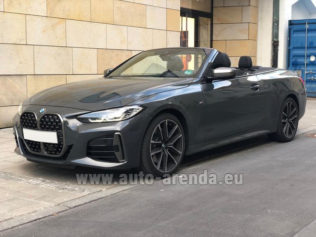 Rental BMW M440i xDrive Convertible in Amsterdam Airport Schiphol