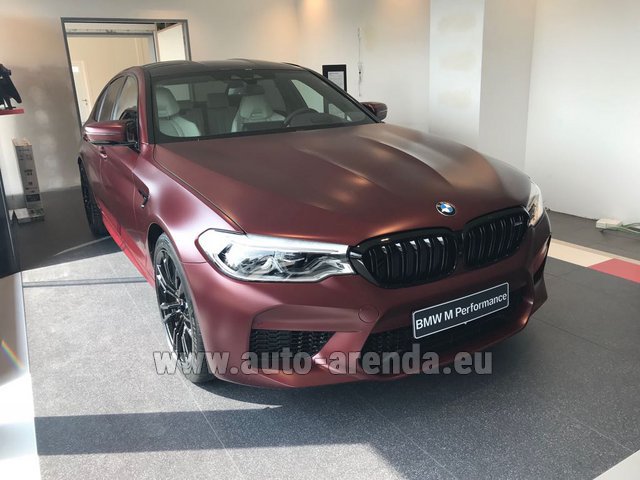 Rental BMW M5 Performance Edition in the Hague