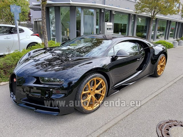 Rental Bugatti Chiron in the Hague