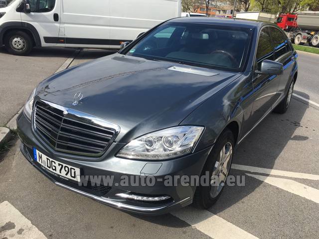 Rental Mercedes-Benz S 600 L B6 B7 ARMORED Guard FACELIFT in Rotterdam The Hague Airport