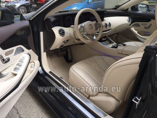 Rental Mercedes-Benz S-Class S 560 4MATIC Coupe in Amsterdam
