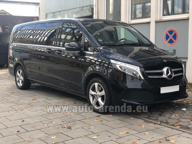Rental Mercedes-Benz V-Class V 250 Diesel Long (8 seater) in Rotterdam The Hague Airport