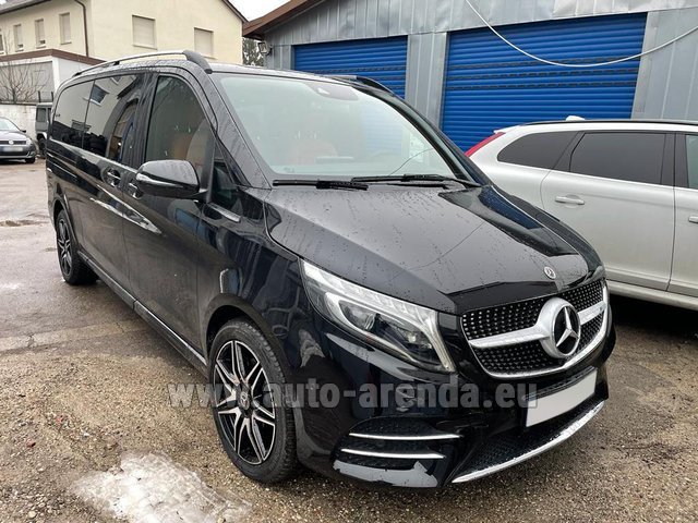 Rental Mercedes-Benz V300d 4Matic EXTRA LONG (1+7 pax) AMG equipment in Netherlands