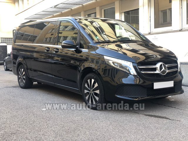 Rental Mercedes-Benz V-Class (Viano) V 300d extra Long (1+7 pax) AMG Line in Rotterdam The Hague Airport