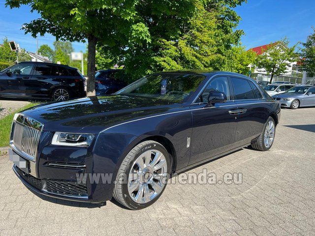 Rental Rolls-Royce GHOST Long in Rotterdam The Hague Airport