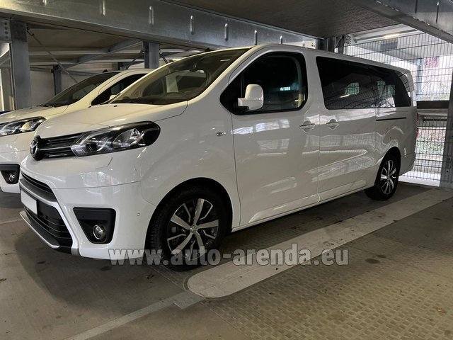 Rental Toyota Proace Verso Long (9 seats) in Rotterdam The Hague Airport