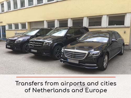 Transfers from airports and cities in Netherlands and Europe | Car rental with driver